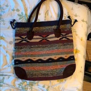 Woven Blanket Bag